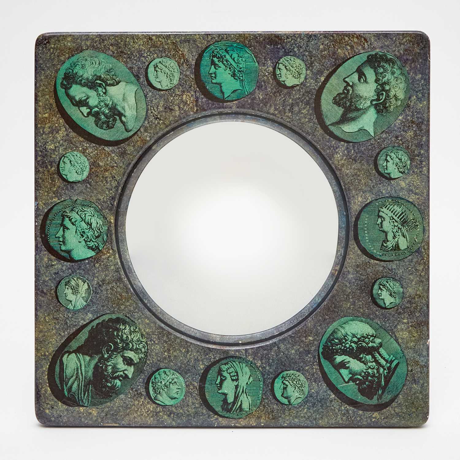 Lot 226 - Piero Fornasetti "Cammei" Pattern Mirror