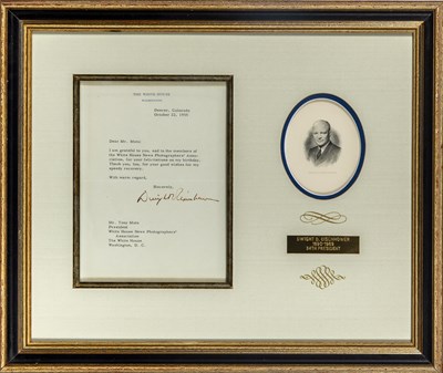 Lot 266 - A letter from Dwight D. Eisenhower as President