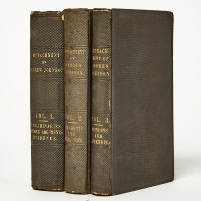Lot 20 - The impeachment trial of Andrew Johnson