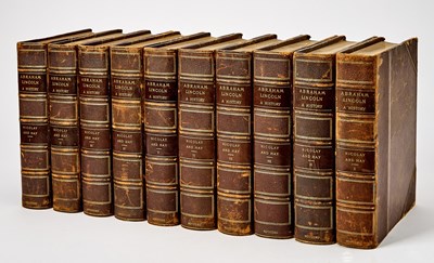 Lot 189 - The definitive Nicolay & Hay biography of Lincoln