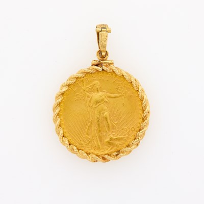 Lot 1089 - Gold Coin Pendant