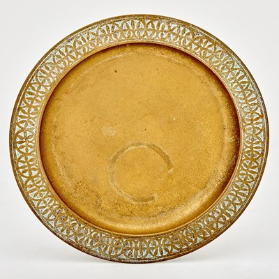 Lot 274 - Tiffany Studios Gilt-Bronze Plate