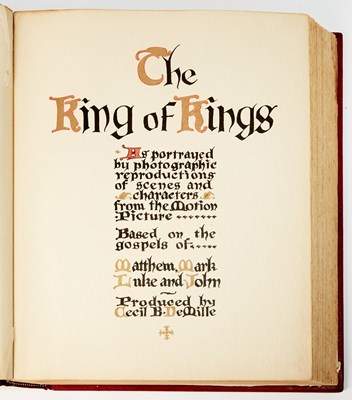 Lot 595 - William Mortensen's The King of Kings, with sixty original photographs