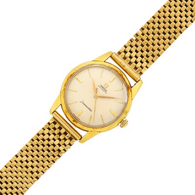 Lot 1075 - Omega Gold 'Seamaster' Wristwatch