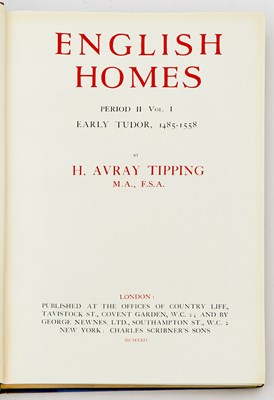 Lot 95 - 8 volumes of Avery Tipping's illustrated series on English architecture through the ages