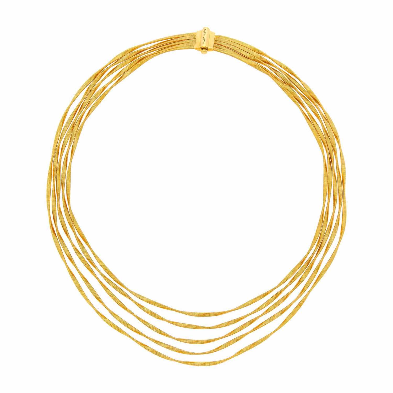 Marco Bicego Five Strand Gold Necklace