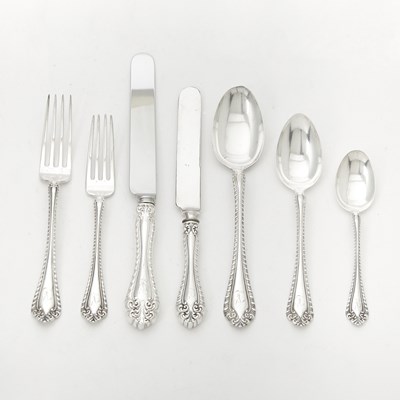 Lot 200 - Alvin Sterling Silver “Melrose” Pattern Flatware Service