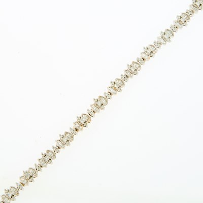 Lot 188 - White Gold and Diamond Bracelet