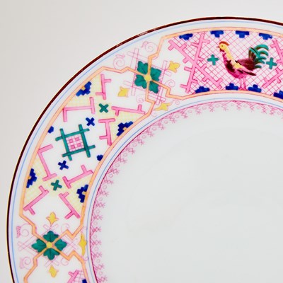 Lot 151 - Group of Six Kornilov Porcelain Plates