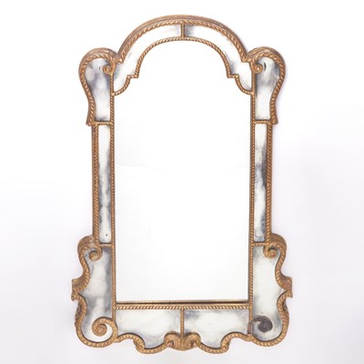 Lot 186 - Giltwood Border Glass Mirror