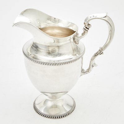 Lot 620 - Fisher Silversmiths, Inc. Sterling Silver Footed Water Pitcher