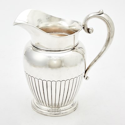 Lot 621 - American Sterling Silver Footed Water Pitcher