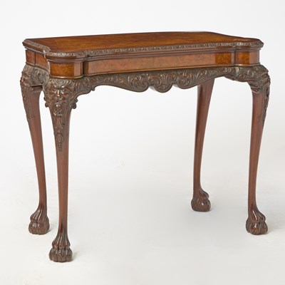 Lot 161 - George I Style Walnut Fold Over Game Table