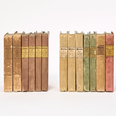 Lot 57 - Volumes in original boards from The World in Miniature