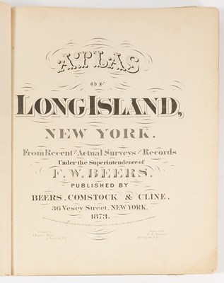 Lot 224 - A major 19th-century atlas of New York