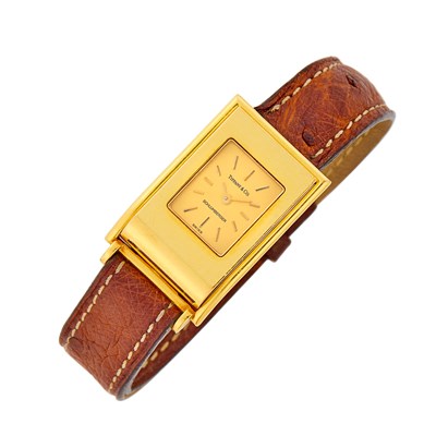 Lot 12 - Tiffany & Co., Schlumberger Gold Wristwatch