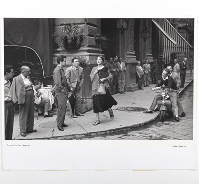 Lot 55 - Ruth Orkin, American Girl in Italy, Florence, 1951, Plazza Republica, Jinx Allen Passi Craig