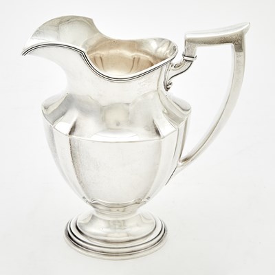 Lot 650 - Gorham Sterling Silver "Plymouth" Pattern Footed Water Pitcher