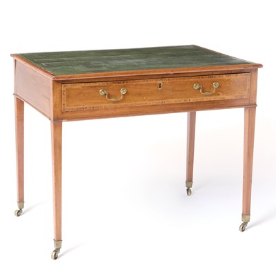 Lot 126 - Louis XV Rosewood Inlaid Walnut Bureau Plat