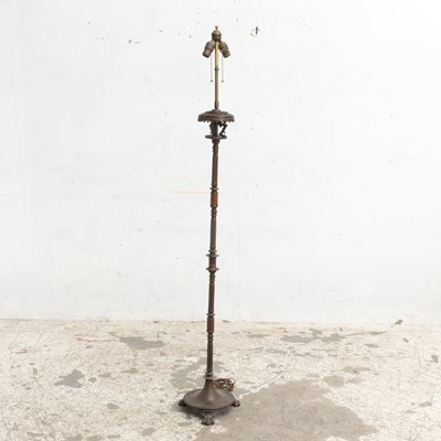 Lot 45 - Bronze Floor Lamp