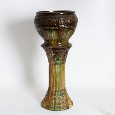 Lot 68 - Majolica Planter on Stand