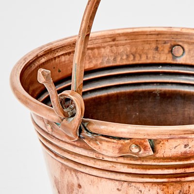 Lot 632 - Group of Copper and Brass Cookware and Table Articles
