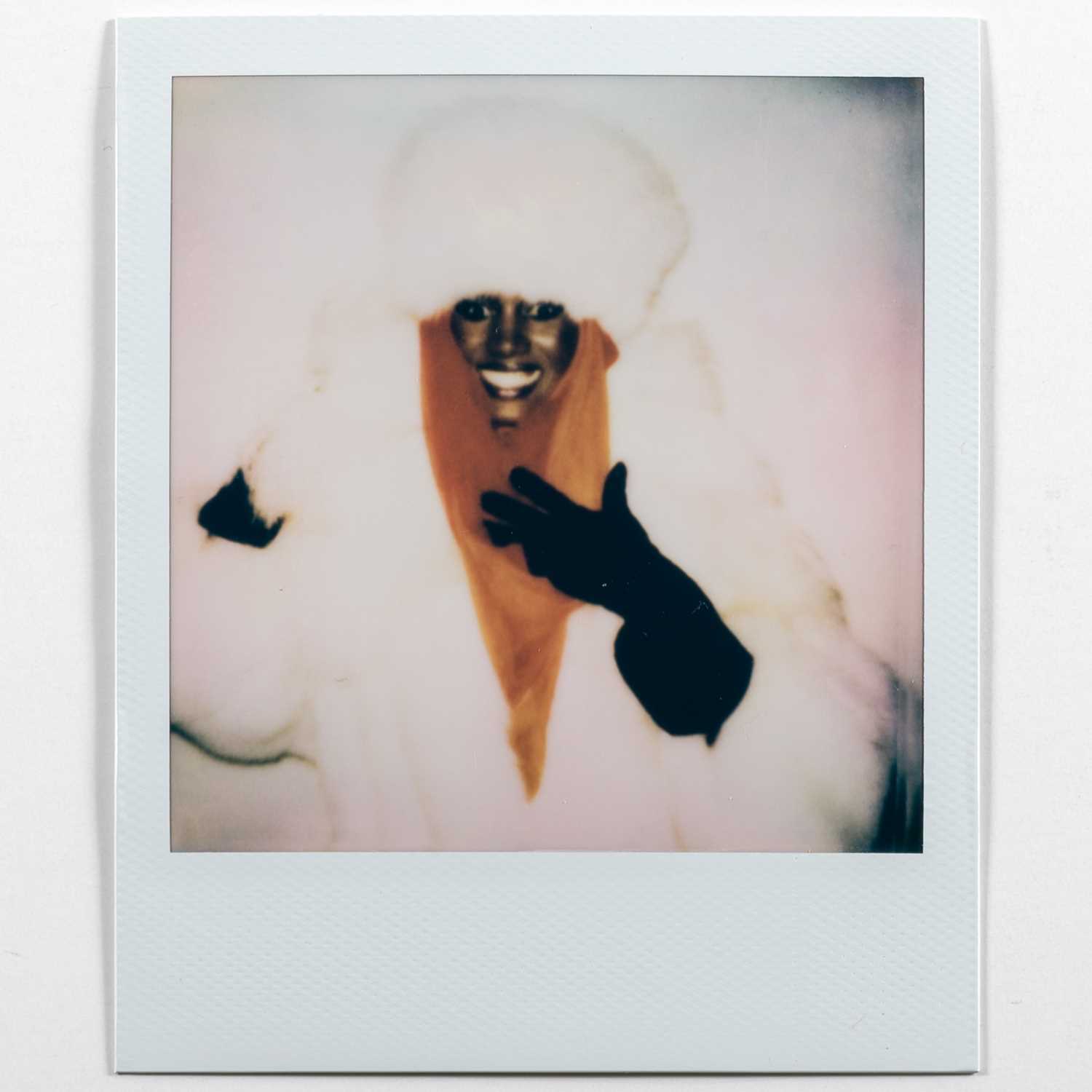 Lot 91 - Andy Warhol, Grace Jones in White Coat 1984