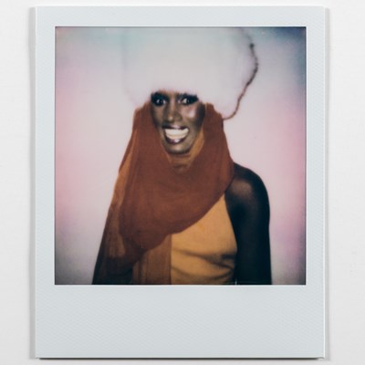 Lot 92 - Andy Warhol Grace Jones in Red Scarf, 1984