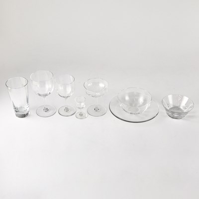 Lot 660 - Baccarat Glass Montaigne Optic Pattern Table Service