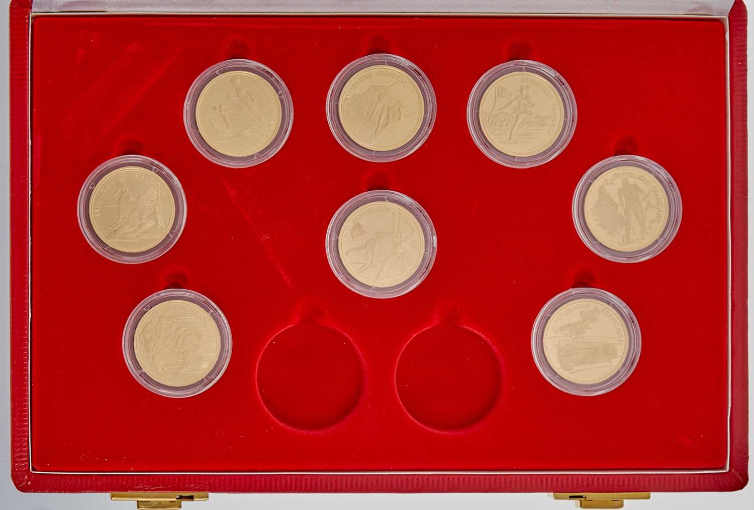 Lot 530 - France 1992 Albertville Olympic Gold issues