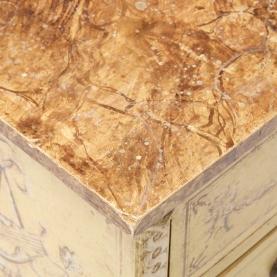 Lot 61 - Italian Neoclassical Style Painted Diminutive Commode