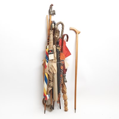 Lot 529 - Group of Canes and Umbrellas