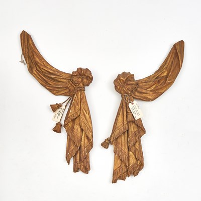 Lot 12 - Pair of Giltwood Appliques