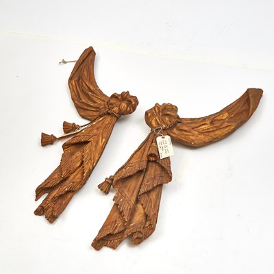Lot 12 - Pair of Giltwood Appliques