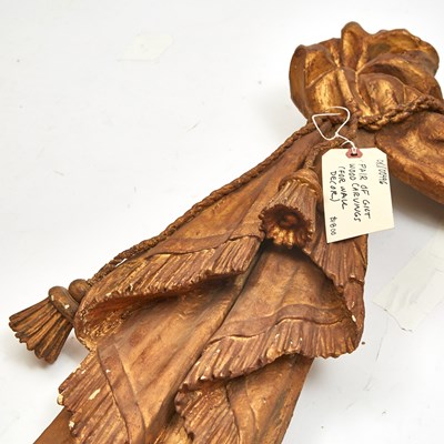 Lot 12 - Pair of Giltwood Appliques