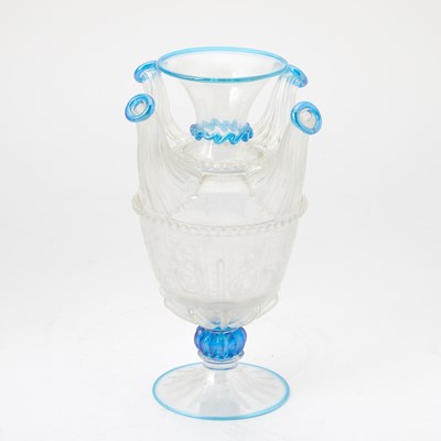 Lot 264 - Salviati Glass Quattro Becchi Cup