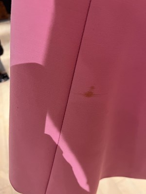 Lot 26 - Ronald Amey Carnation Pink Wool Coat