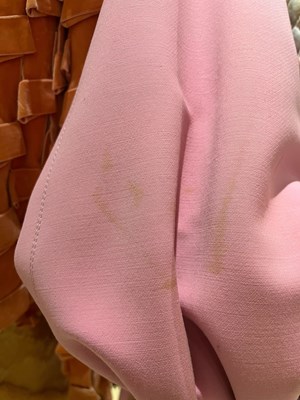 Lot 26 - Ronald Amey Carnation Pink Wool Coat