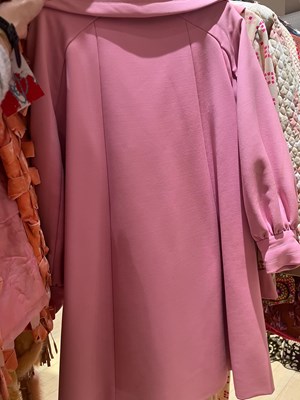 Lot 26 - Ronald Amey Carnation Pink Wool Coat