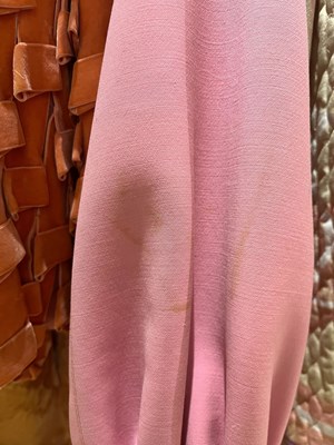 Lot 26 - Ronald Amey Carnation Pink Wool Coat