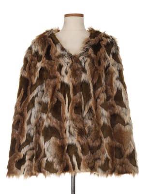 Lot 35 - Adrienne Landau Faux Fur Trimmed Jacket