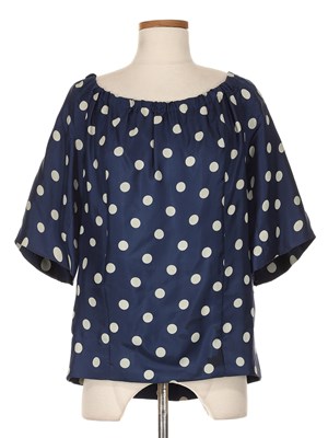 Lot 39 - Burke-Amey Blue and Creme Polka-Dot Jacket