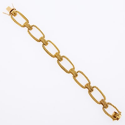 Lot 3045 - Gold Link Bracelet