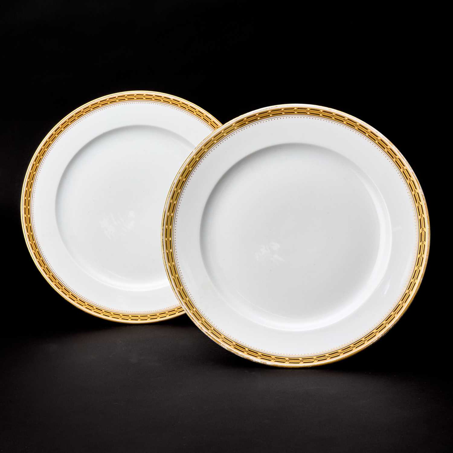 Lot 150 - Pair of Russian Porcelain Plates