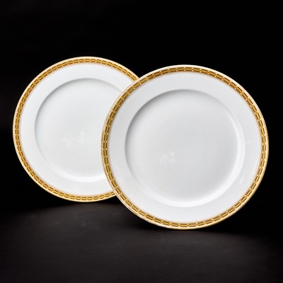 Lot 150 - Pair of Russian Porcelain Plates