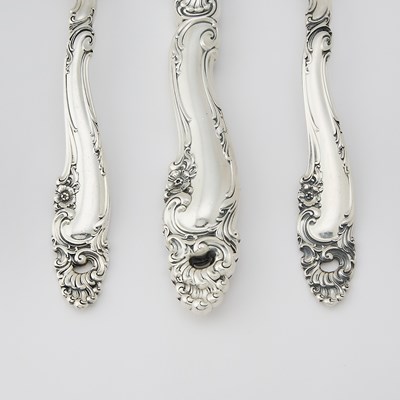Lot 125 - Gorham Sterling Silver 'Decor' Pattern Partial Flatware Service