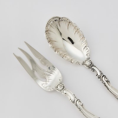 Lot 125 - Gorham Sterling Silver 'Decor' Pattern Partial Flatware Service