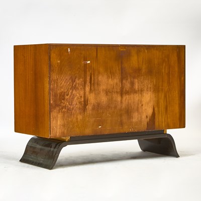 Lot 723 - Pair of Gilbert Rohde Mahogany, Burlwood and Part Ebonized Model No. 3920 Chests of Drawers