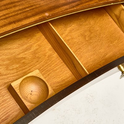Lot 723 - Pair of Gilbert Rohde Mahogany, Burlwood and Part Ebonized Model No. 3920 Chests of Drawers