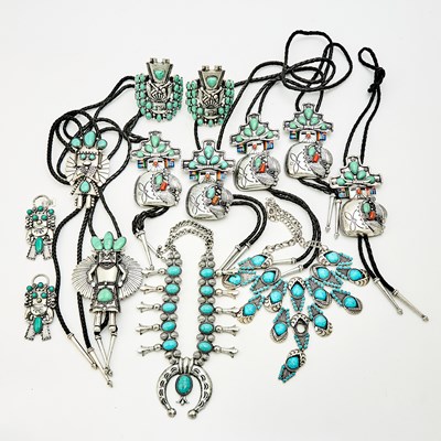 Lot 604 - Group of Southwestern-Inspired Costume Jewelry